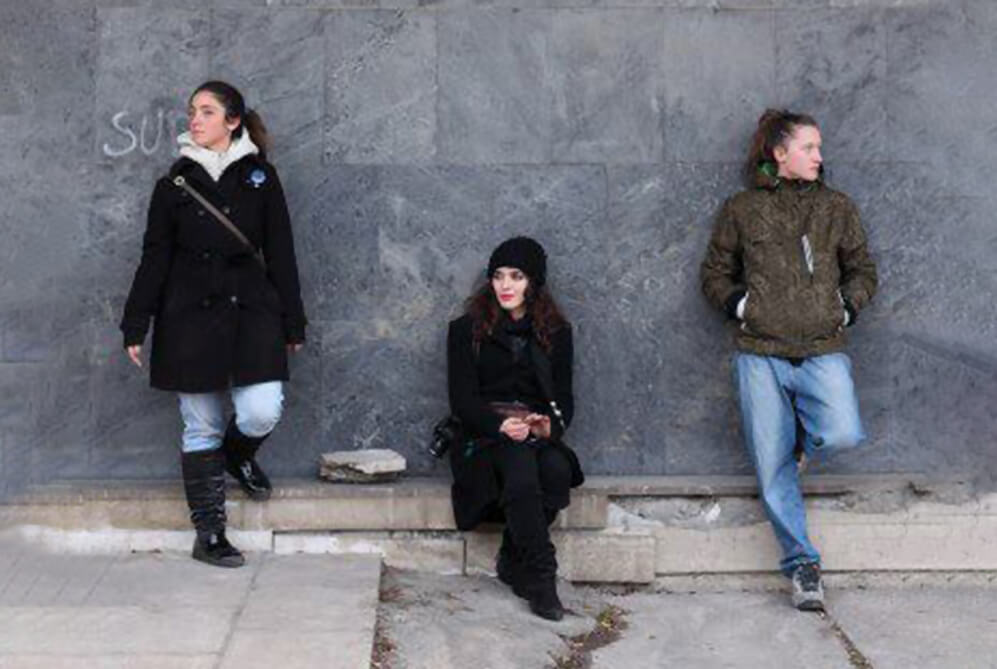 Fotografija performansa u sklopu "Art of Touch", 2014